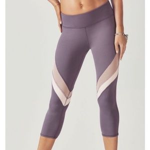 Fabletics Pants - Fabletics purple mesh leggings Fabletics Pants - Fabletics purple mesh leggings